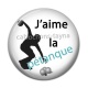Cabochon Résine - j'aime la pétanque