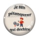 Cabochon Verre - je suis un pétanqueur qui déchire