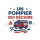 un pompier qui déchire