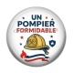 Cabochon Résine - un pompier formidable