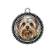 Pendentif Cabochon Argent - chien