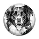Cabochon Verre - chien