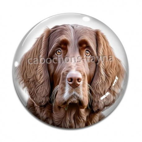 Cabochon Verre - chien