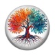 Cabochon Résine - arbre de vie