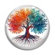 Cabochon Verre - arbre de vie
