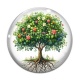 Cabochon Verre - arbre de vie
