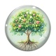 Cabochon Verre - arbre de vie