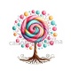arbre de vie sucette