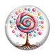 Cabochon Verre - arbre de vie sucette