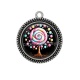Pendentif Cabochon Argent - arbre de vie