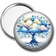 Miroir de poche - arbre de vie