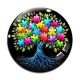 Cabochon Verre - arbre de vie
