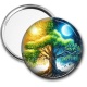 Miroir de poche - arbre de vie