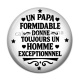 Cabochon Résine - un papa formidable