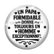 Cabochon Verre - un papa formidable