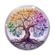 Cabochon Verre - arbre de vie