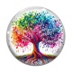 Cabochon Verre - arbre de vie