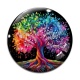 Cabochon Verre - arbre de vie