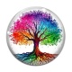 Cabochon Verre - arbre de vie