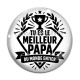 Cabochon Verre - tu es le meilleur papa 
