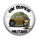 Cabochon Résine - un super militaire