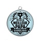 Pendentif Cabochon Argent - tu es le meilleur papa 