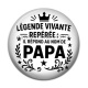 Cabochon Résine - légende vivante papa