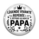 Cabochon Verre - légende vivante papa