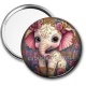 Miroir de poche - éléphant