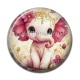 Cabochon Résine - éléphant