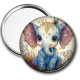 Miroir de poche - éléphant