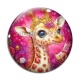 Cabochon Verre - girafe