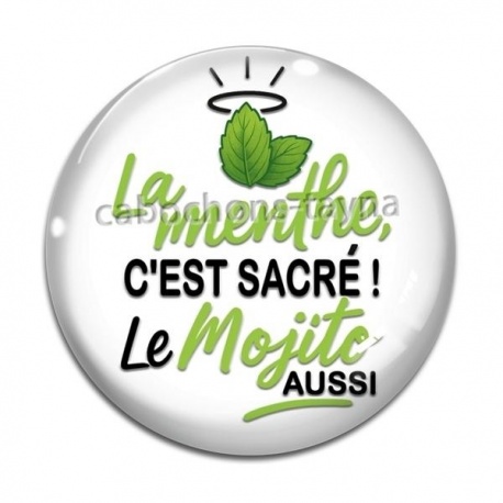 Cabochon Verre - mojito