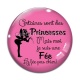 Cabochon Verre - princesse et fée pas chier