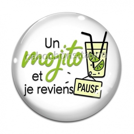 Cabochon Verre - mojito