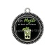 Pendentif Cabochon Argent - un mojito et tout va mieux