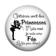 Cabochon Résine - princesse et fée pas chier