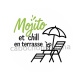 mojito et chill en terrasse