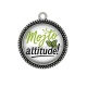 Pendentif Cabochon Argent - mojito attitude