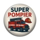 Cabochon Résine - super pompier