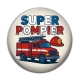 Cabochon Résine - super pompier