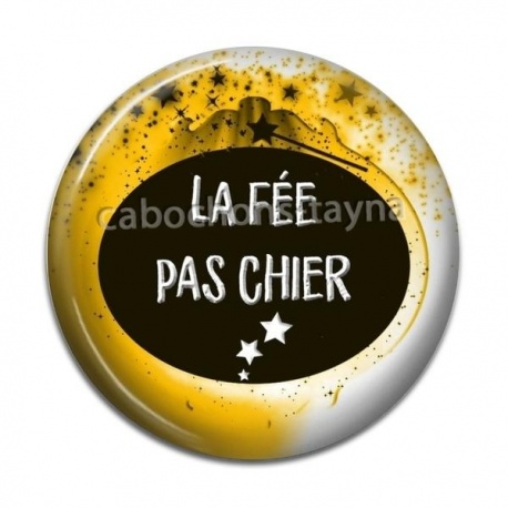 Cabochon Résine - la fée pas chier
