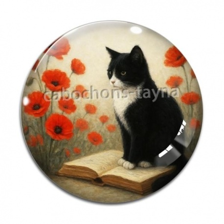 Cabochon Verre - chien