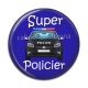 Cabochon Résine - super policier