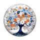 Cabochon Verre - arbre de vie