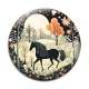 Cabochon Verre - cheval