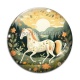 Cabochon Verre - cheval