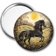 Miroir de poche - cheval