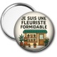Miroir de poche - je suis une fleuriste formidable