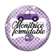 Cabochon Verre - monitrice formidable